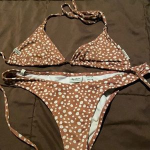 Rhythm poka dot bikini set